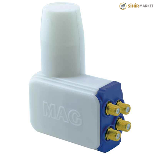 MAG NEC CHIP 4K ULTRA HD SLİM ROCKET QUAD DÖRTLÜ LNB 0.1 DB