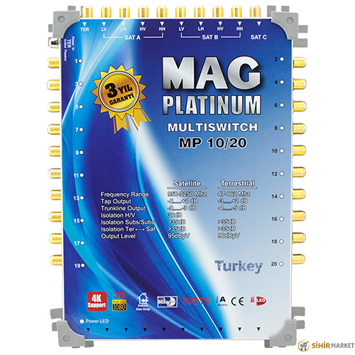 MAG PLATINUM 10*20 SONLU UYDU SANTRALİ 