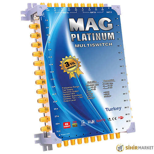 MAG PLATINUM 10*48 KASKATLI UYDU SANTRALİ