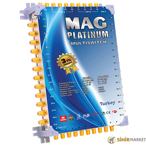 MAG PLATINUM 10*40 KASKATLI UYDU SANTRALİ