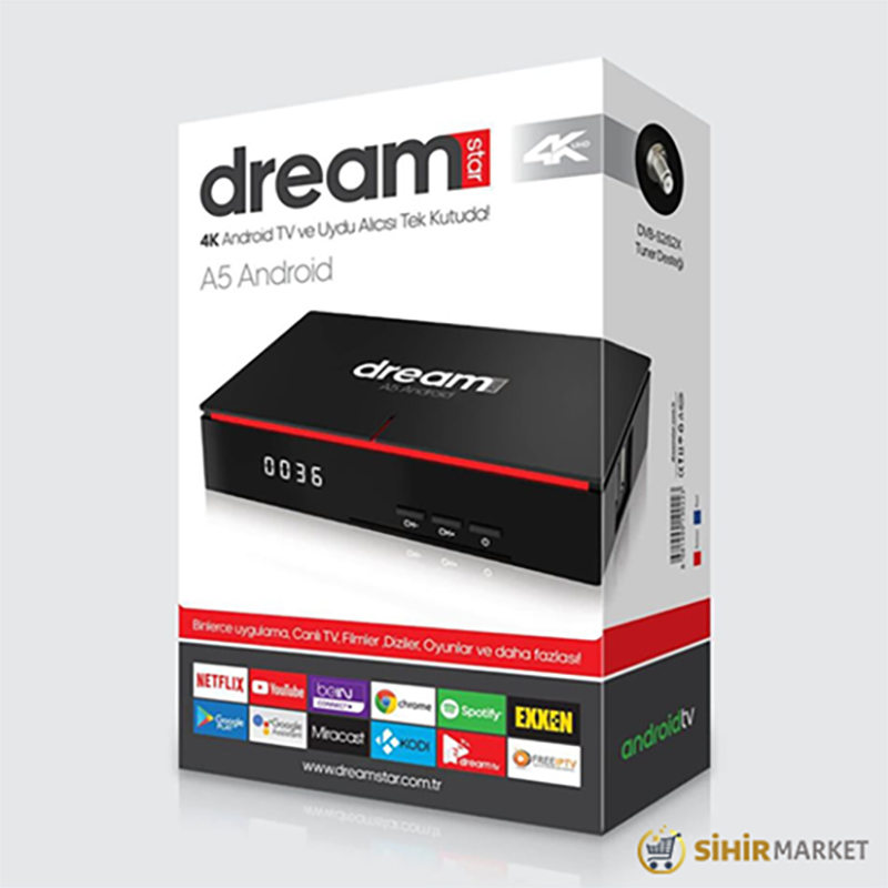 DREAMSTAR A5 4K ANDROID TV BOX