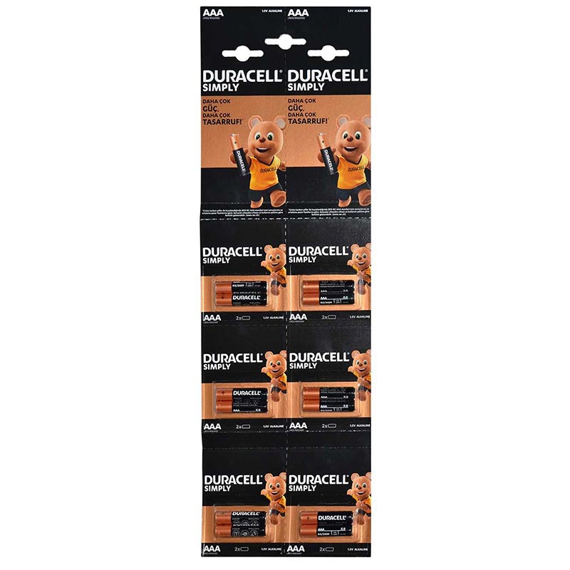 DURACELL AAA İNCE PİL LR03/MN2400