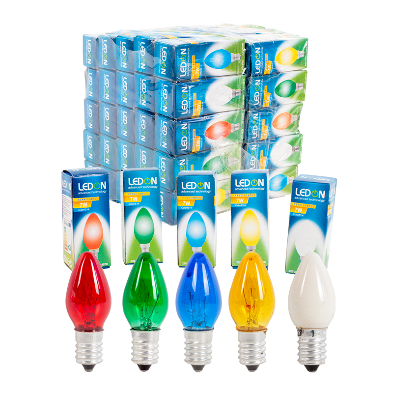 LEDON LD-1407R PARFÜM AMPUL RENKLİ 7W TEK E14 DUY
