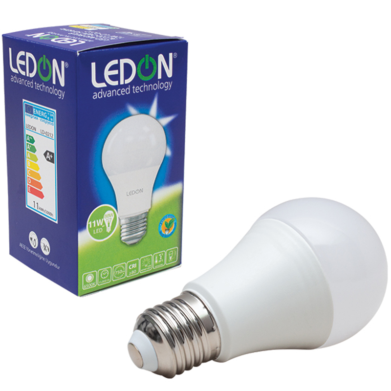 LEDON LD-0212 E27 11 WATT 80mA LED AMPÜL BEYAZ RENK