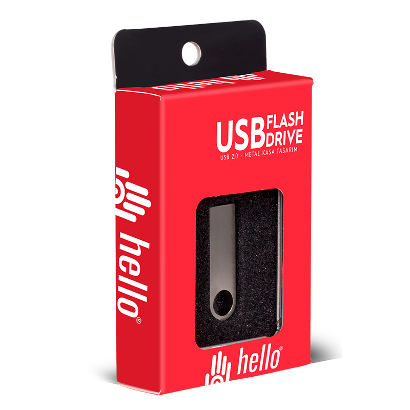 HELLO 8 GB METAL USB FLASH BELLEK
