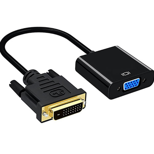 DVI-D 24+1 ERKEK TO ERKEK VGA DİŞİ ÇEVİRİCİ ADAPTÖR KABLO
