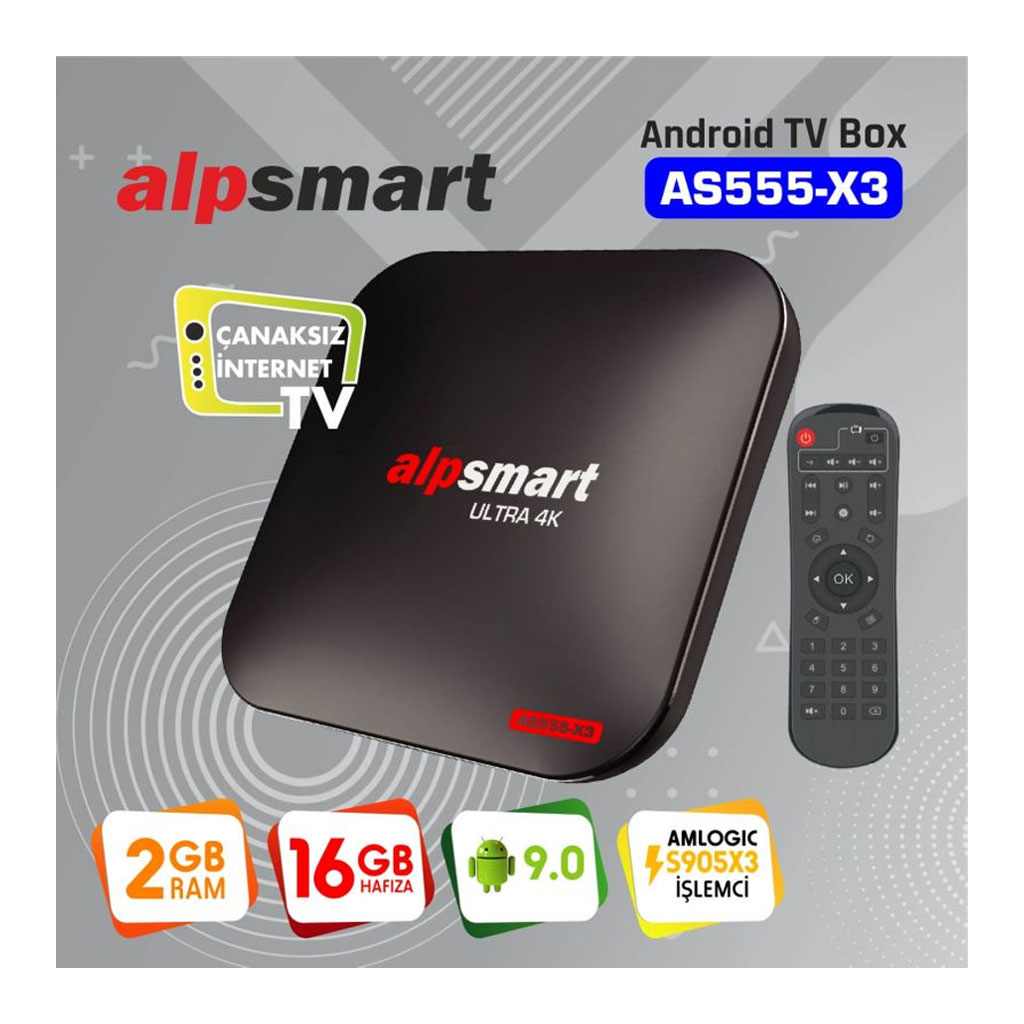 ALPSMART AS555-X3 ANDROID BOX